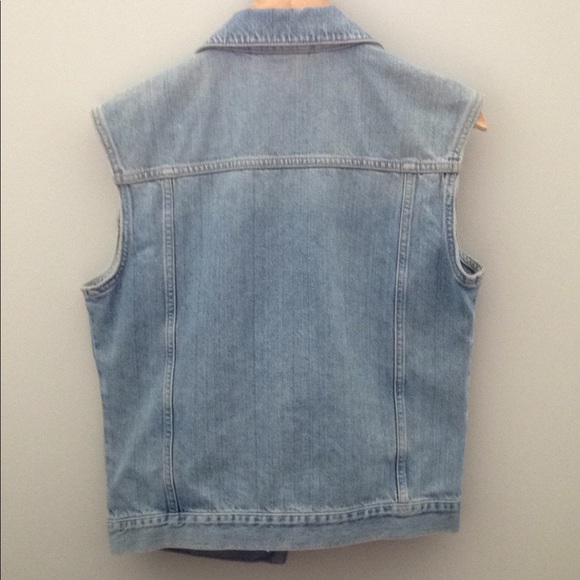 ZARA Oversized Denim Vest - Picture 2 of 2